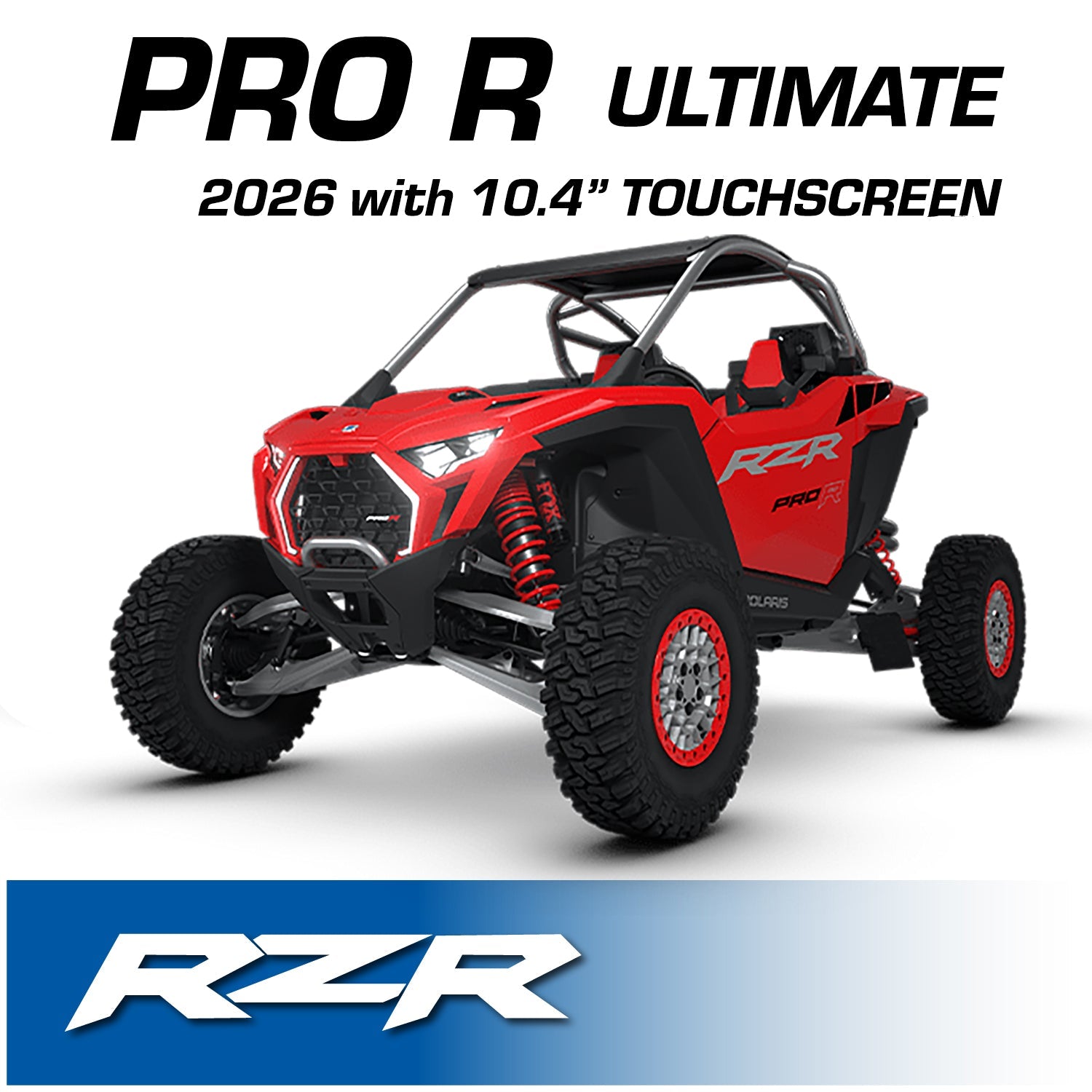 2026 Polaris RZR Pro R Ultimate – Complete Communication Kit with Bluetooth Intercom and 2-Way Radio (10.4″ Touchscreen Models Only) - STX Stereo Remote Head / M1 VHF Business Band
