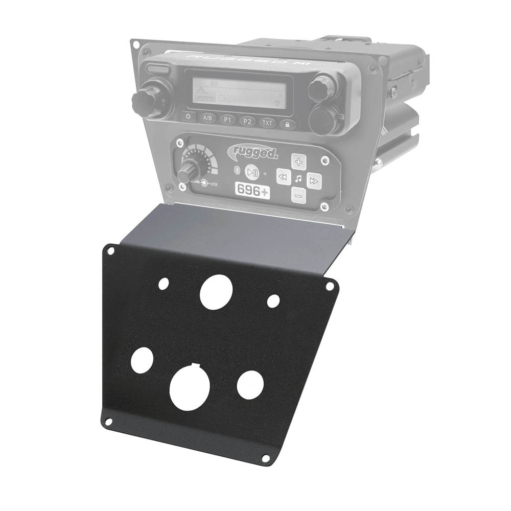 Lower Accessory Panel for Polaris RZR PRO XP RZR Turbo R and RZR PRO R Dash Mount Radio and Intercom - Scosche M8RIX