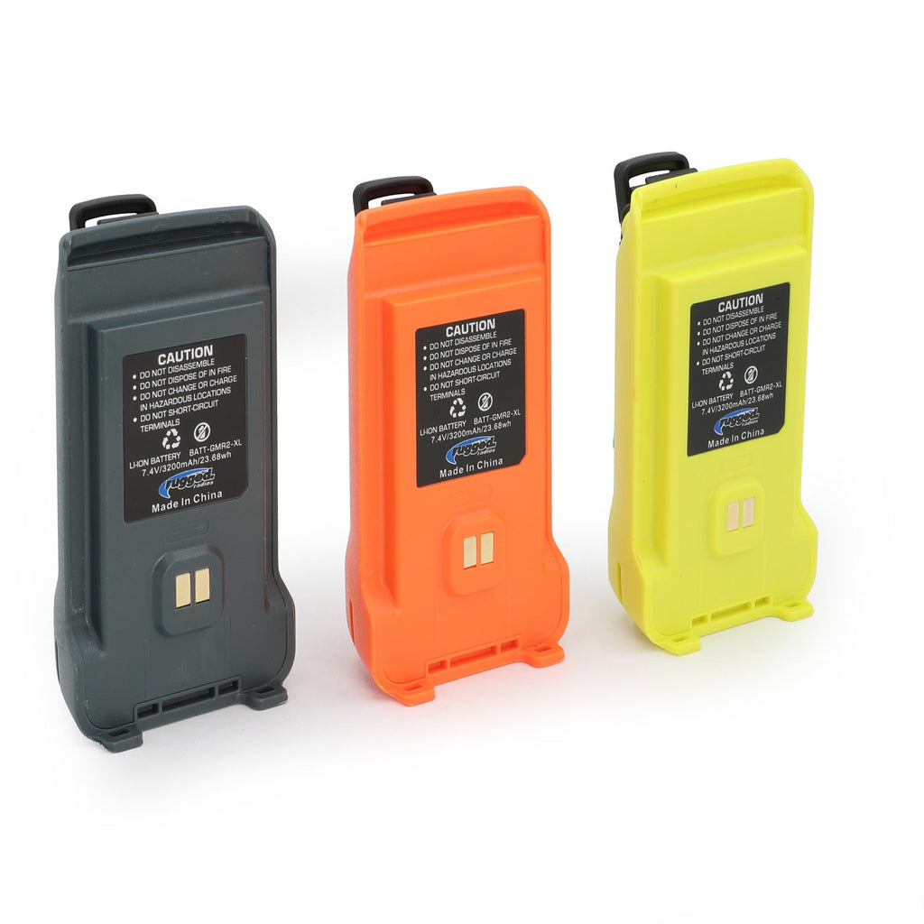 GMR2 and GMR2 PLUS Handheld Long-Lasting XL Battery - Grey