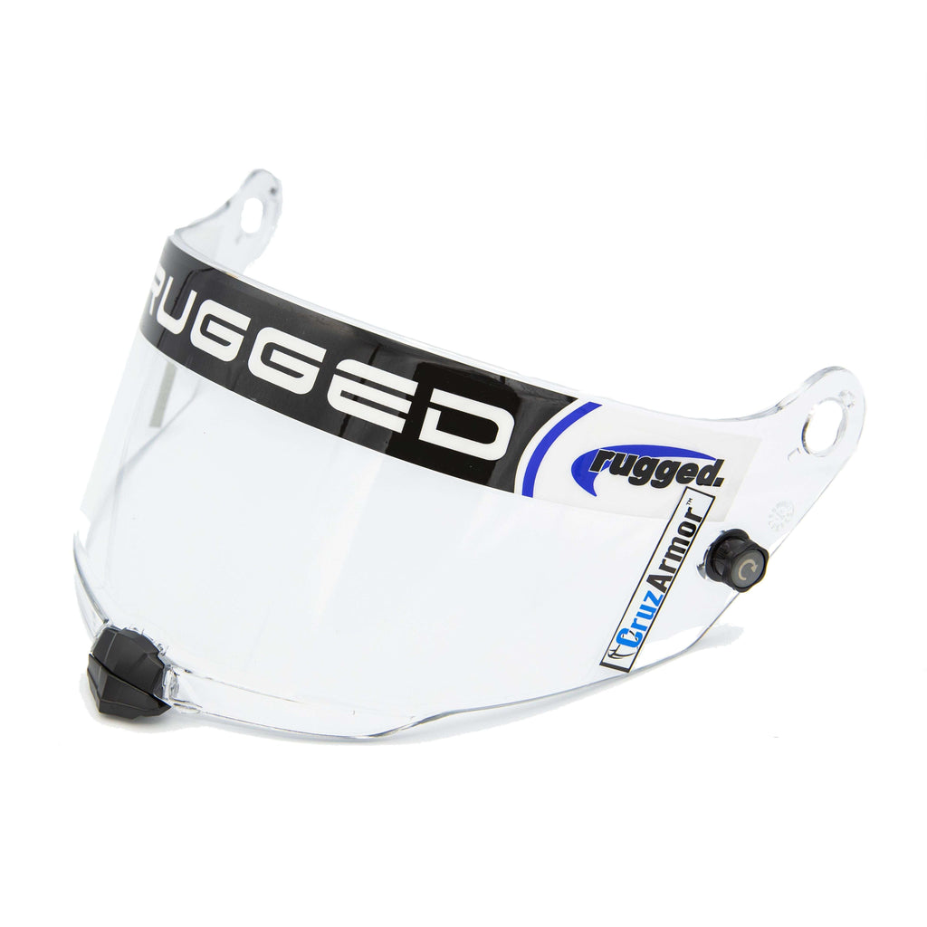 CruzArmor Pyrotect Helmet Shields for SA2020 & SA2025 Helmets - Clear with Tinted Tearoff