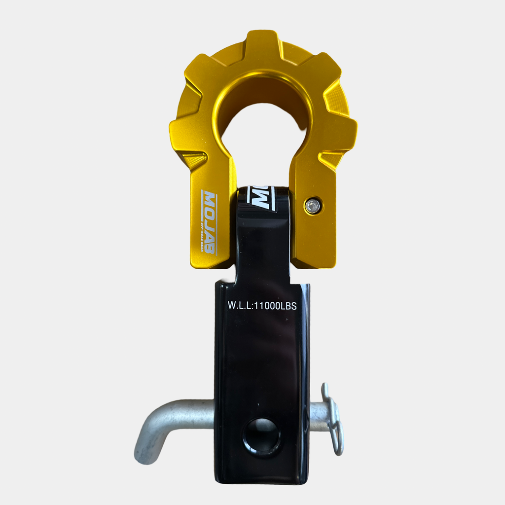 2'' Aluminum Hitch Receiver with Aluminum D-Shackle 9T (Lifetime Warranty), Estimated Ship Date: Week commencing December 29th!