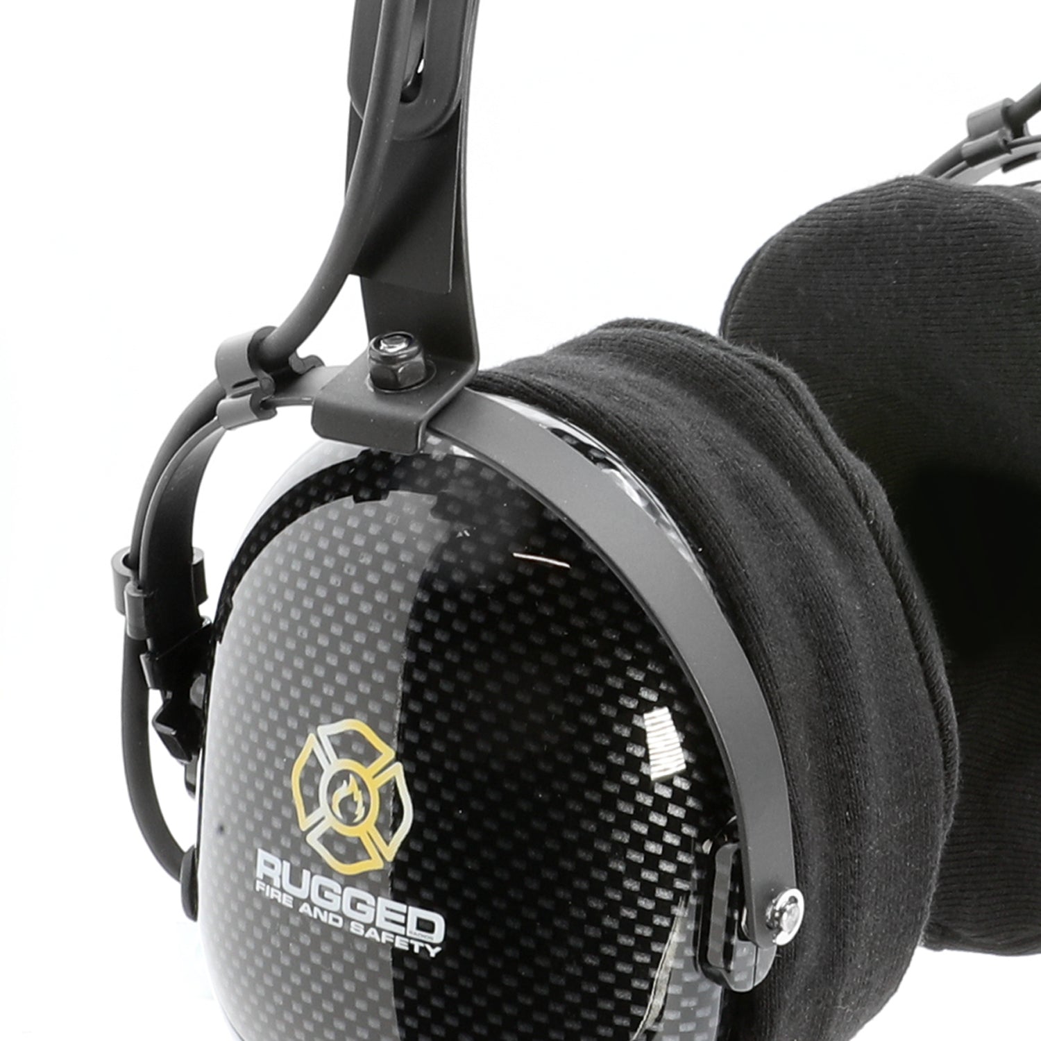 FHS Over-The-Head Fire Safety Industrial Headset - With PTT Button / No Cable