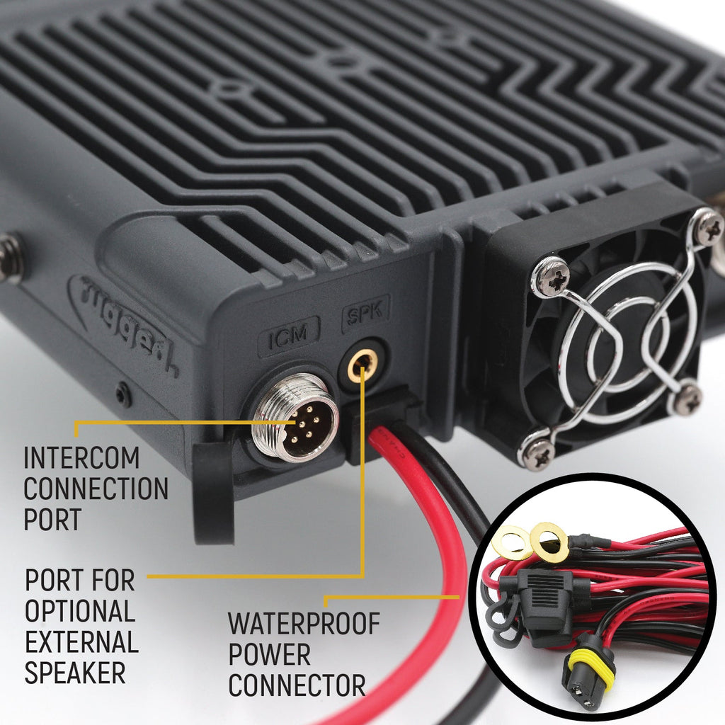 Base Camp - Rambler G4 High Power Mobile Radio with Fiberglass Antenna Kit