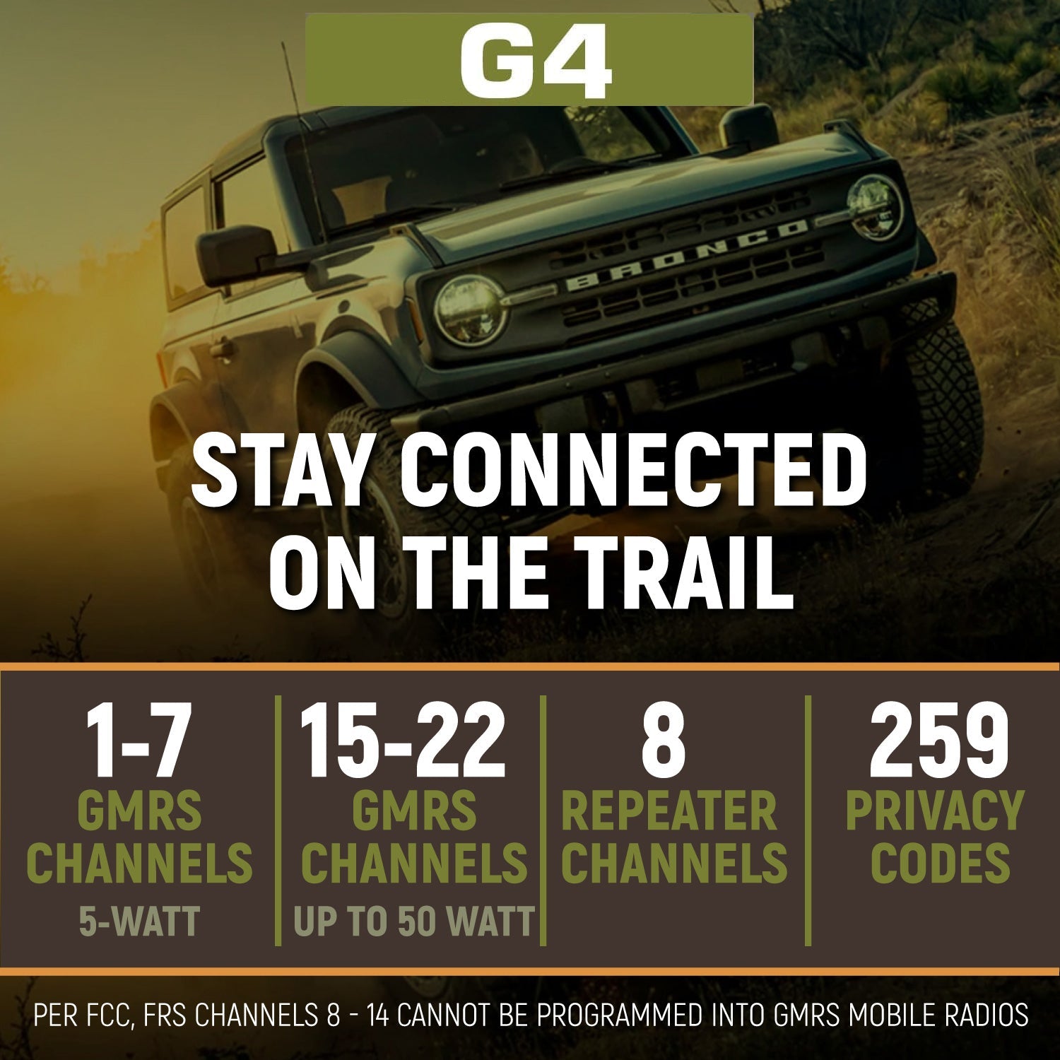 Ford Raptor Two-Way Mobile Radio Kit - Rambler G4