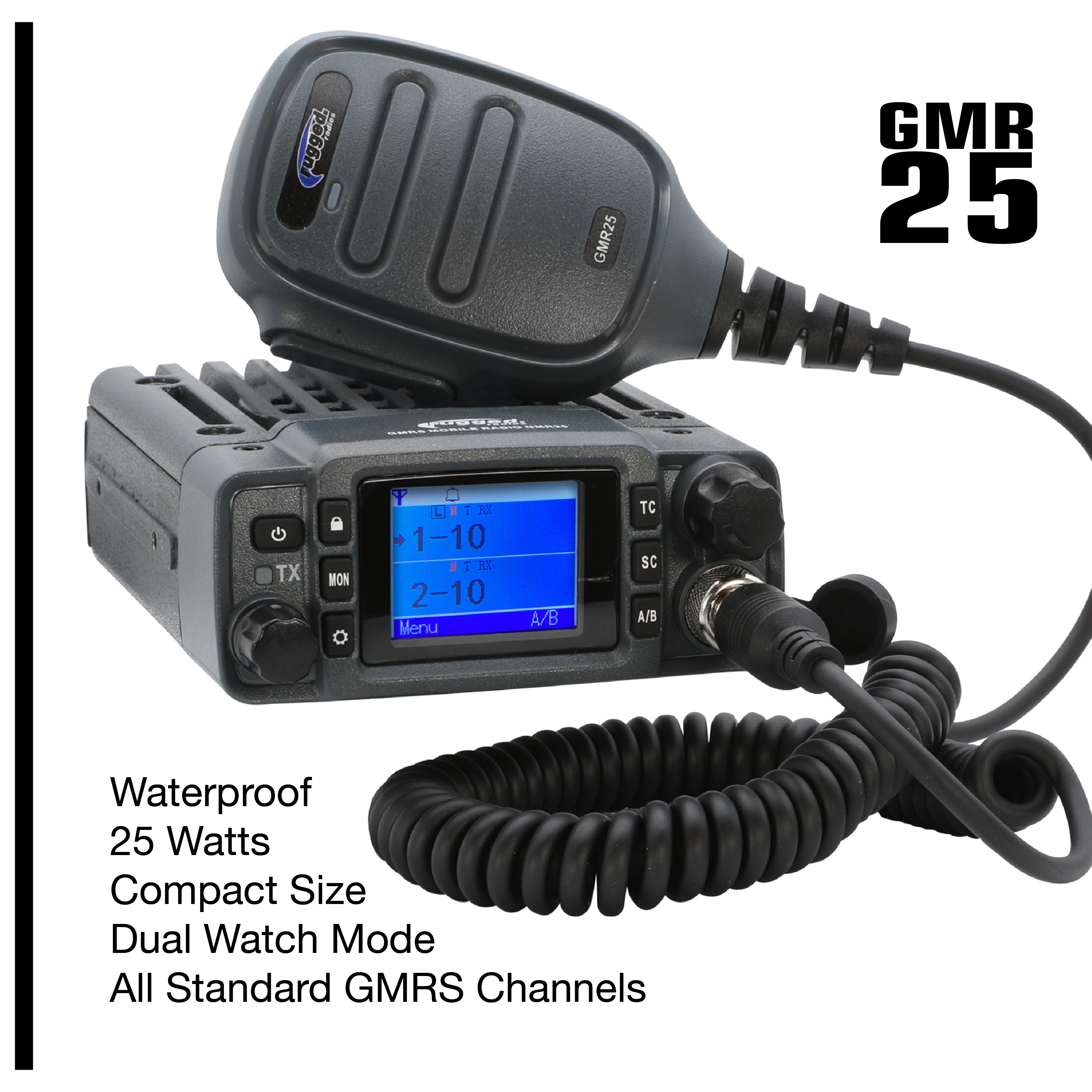 Mercedes Sprinter Van Two-Way GMRS Mobile Radio Kit - GMR25 Waterproof