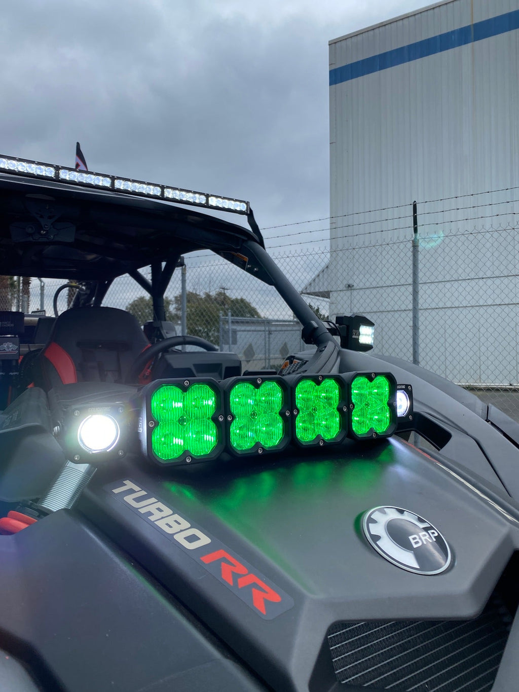 GP5 Single LED Pod Light Amber + Free Clear Lens