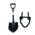 Krazy Beaver Mini Shovel  with guard (Textured Black Head / Black Handle # 45641)