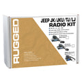 GMRS Mobile Radio Kit for Jeep Wrangler TJ LJ and JK - JK 2-Door (07-10) and JKU 4-Door (07-19) / G1 Waterproof
