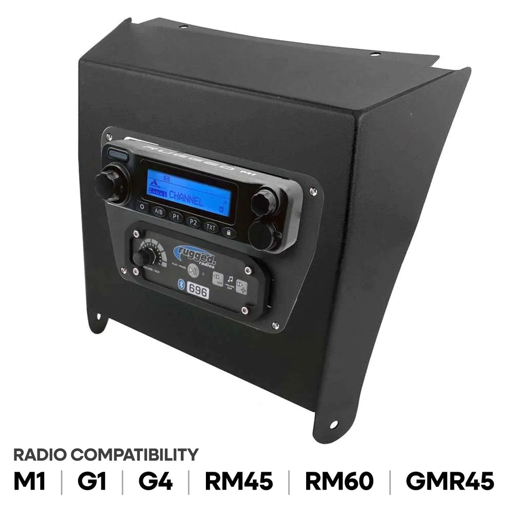 Kawasaki KRX Multi-Mount Kit for Rugged Mobile Radios and Intercom - Kenwwod TK7360