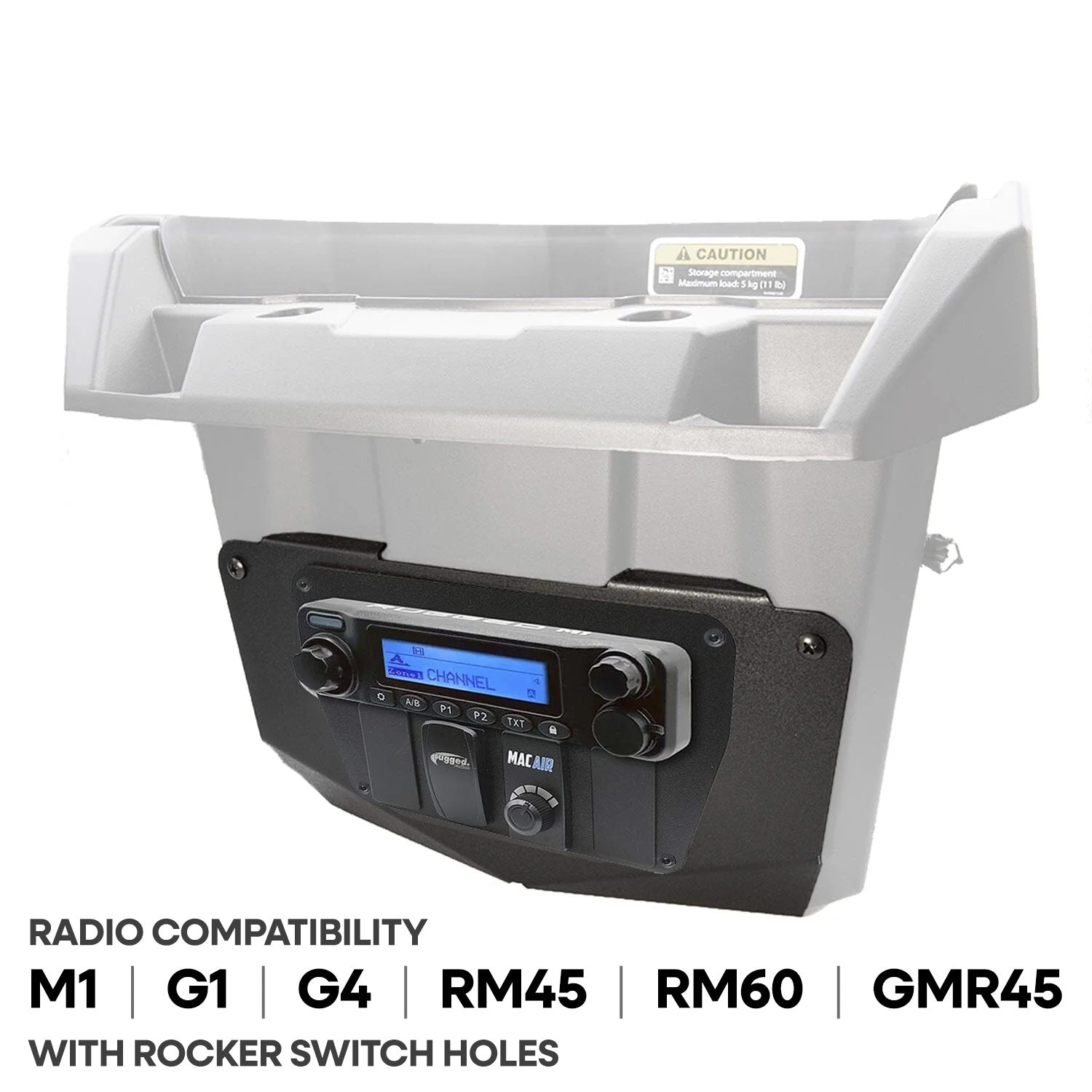 Can-Am Commander and Maverick - Glove Box Multi-Mount Kit for Rugged UTV Radios and Intercoms - Rugged RDM