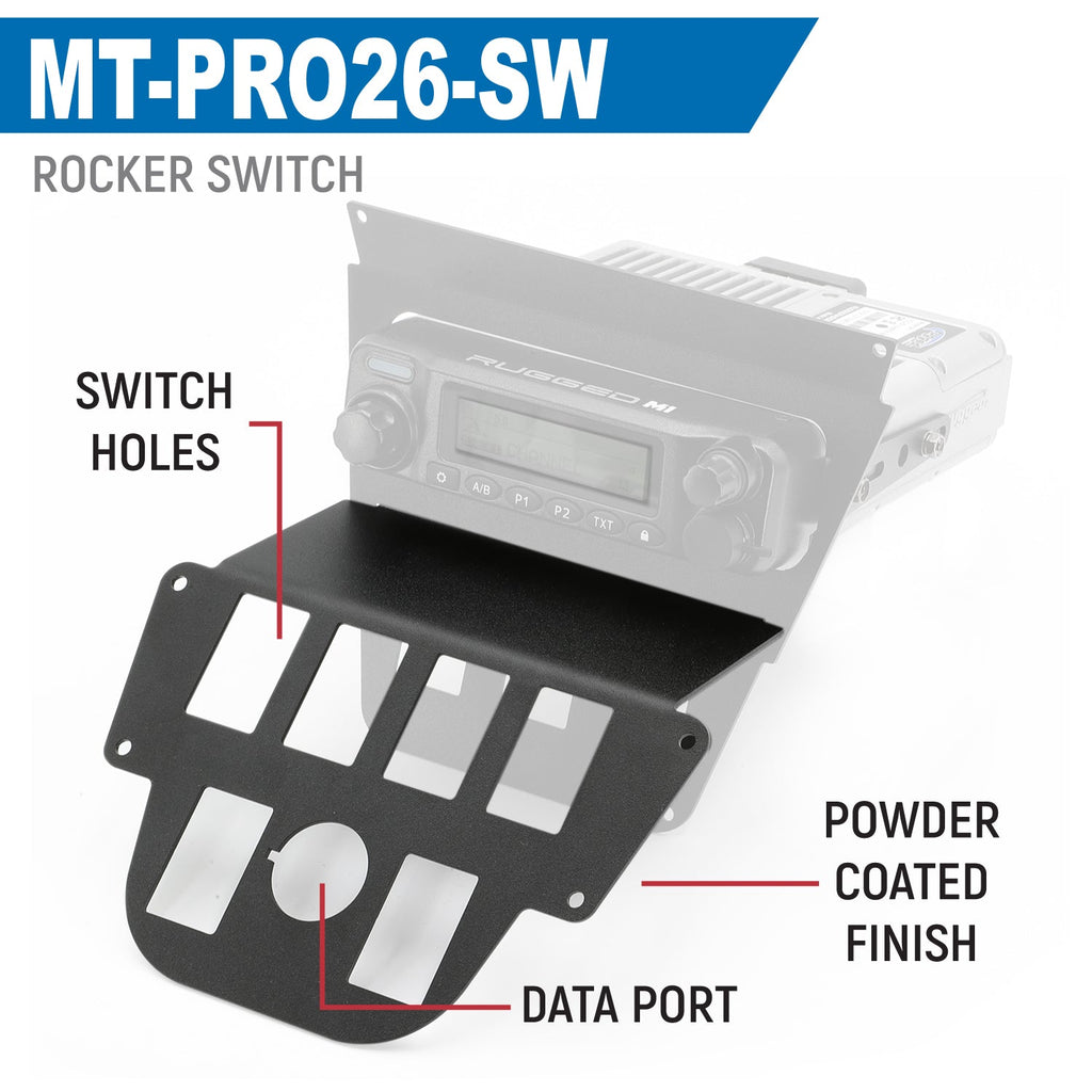 Lower Accessory Panel for 2026 Polaris RZR Pro R Ultimate with 10.4 Inch Touchscreen - Switch Pros 8