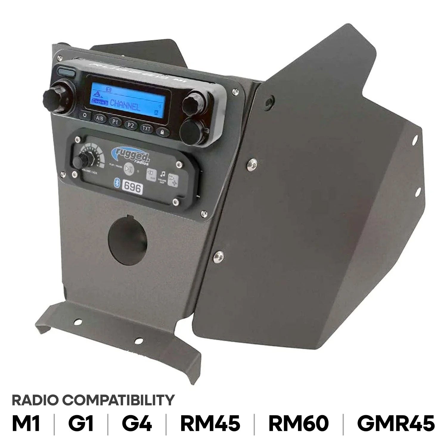 Can-Am X3 Mounting Kit with Multi Mount and Side Panels - Kenwood TK7360