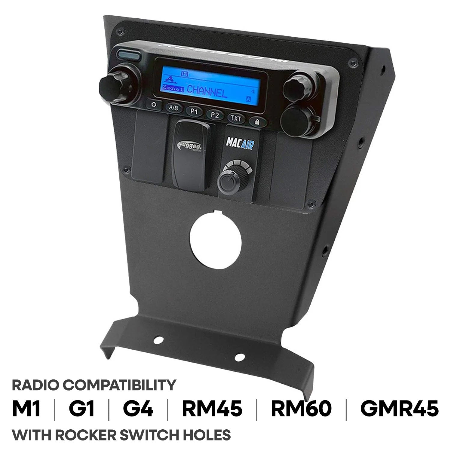 Can-Am X3 Multi Mount Kit for Rugged UTV Intercoms and Radios - Rugged M1/G1/G4/RM45/RM60/GMR45