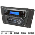 Yamaha YXZ Multi-Mount - Motorola CM300D and Motorola/Vertex VX2200