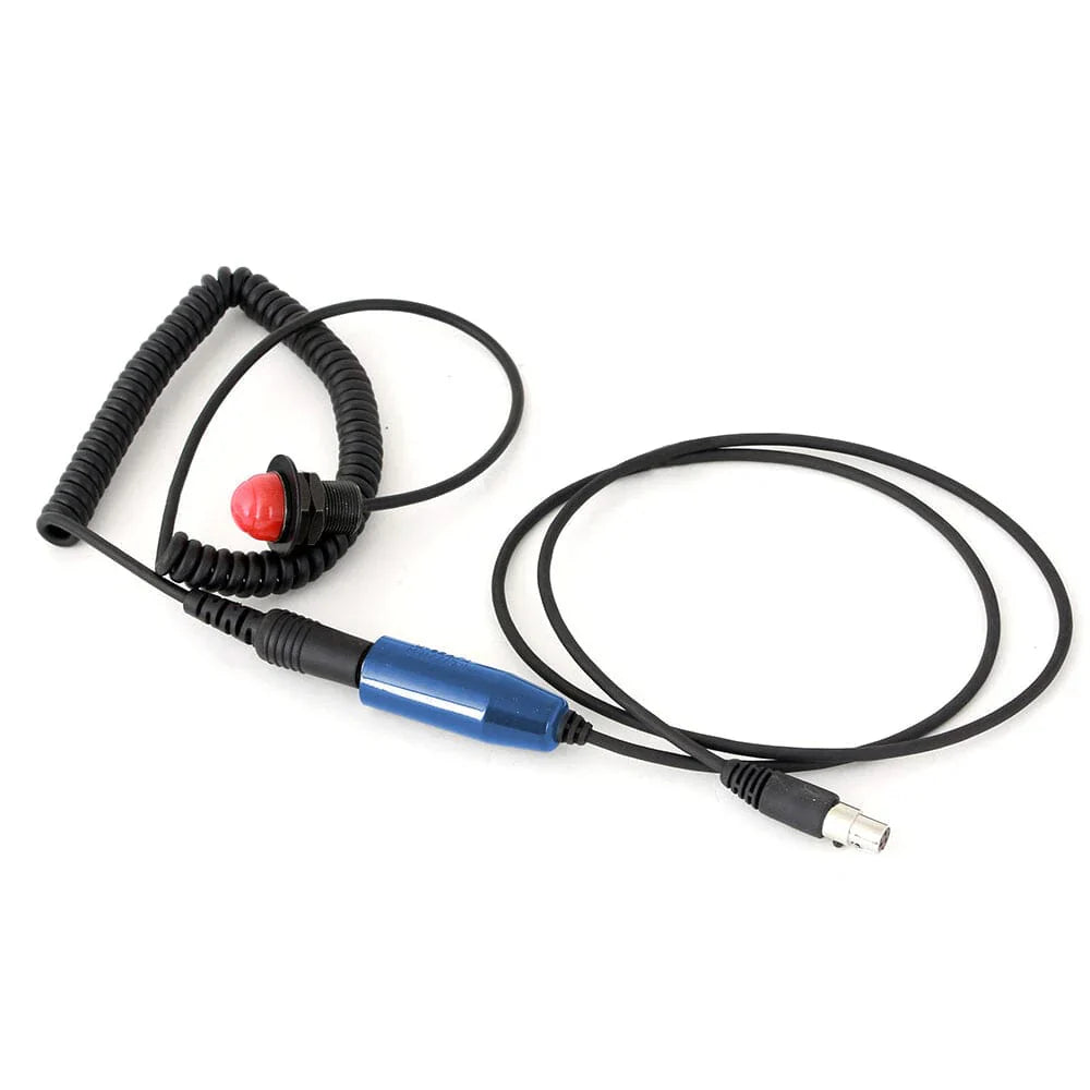 Quick Disconnect Push to Talk Buttons - 3 Foot Quick Disconnect Adapter Cable