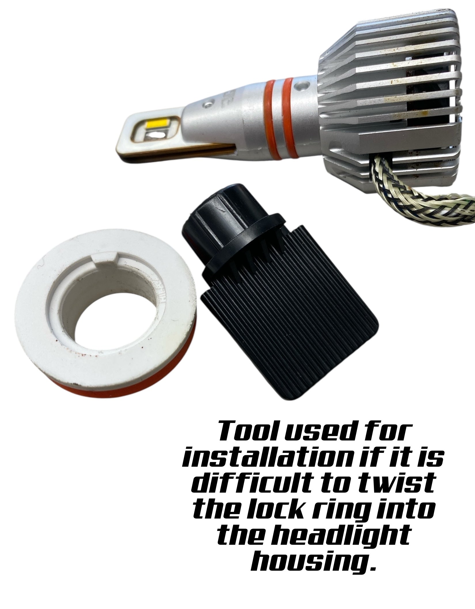 G4-RS 3 Color LED Headlight Bulbs White/Yellow/Amber