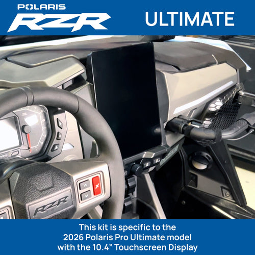 2026 Polaris RZR Pro R Ultimate – Complete Communication Kit with Bluetooth Intercom and 2-Way Radio (10.4″ Touchscreen Models Only) - 696 PLUS Remote Head / G1 GMRS