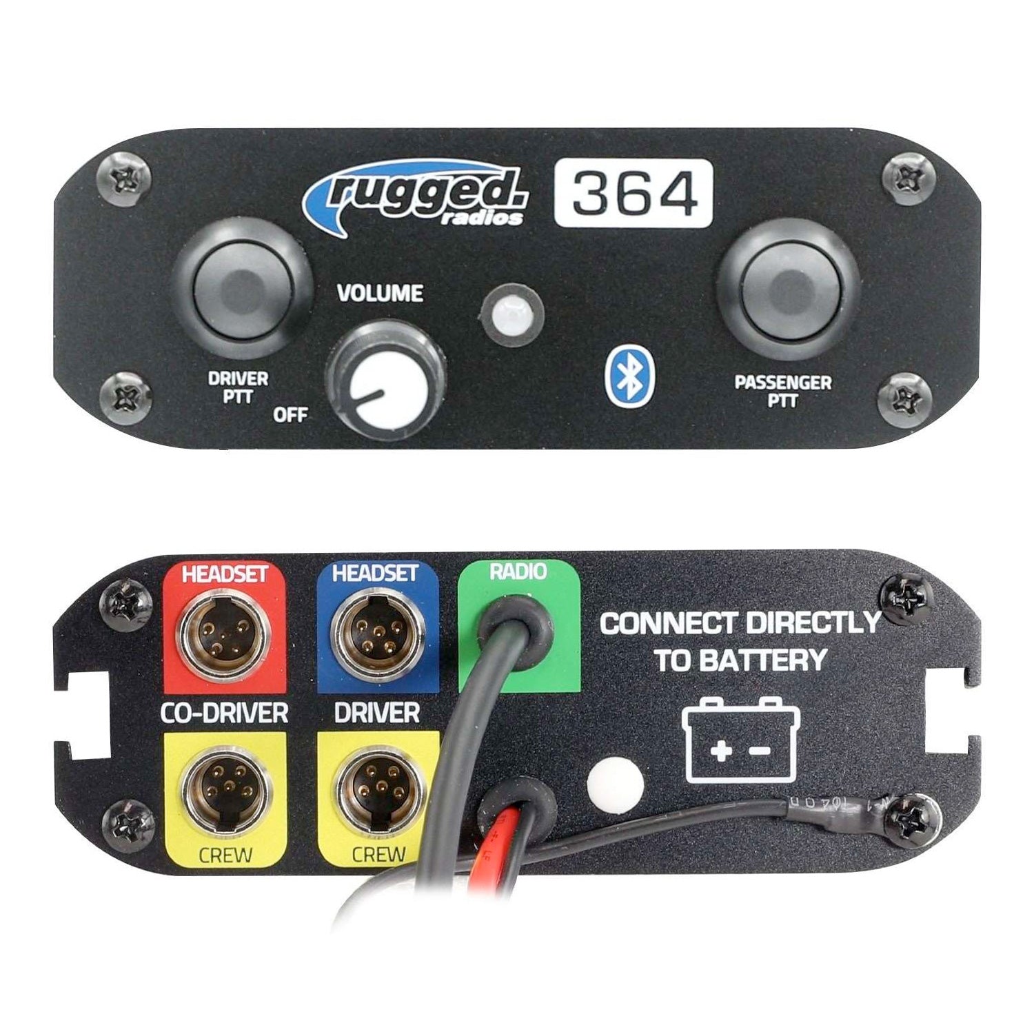 364 Intercom Kit – 2-Person Bluetooth Intercom System - Headsets