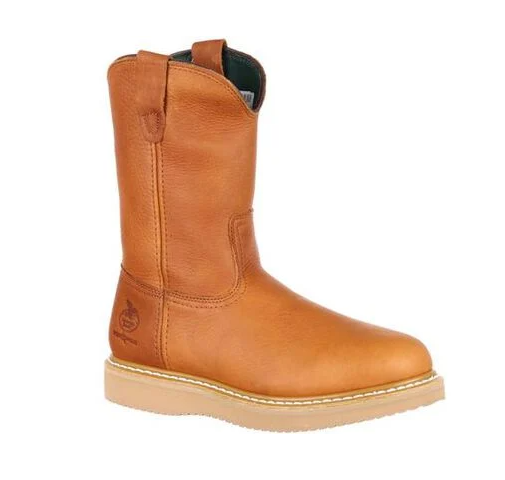 Georgia Boot Wedge Steel Toe Pull On Work Boot