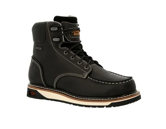 Georgia Boot Amp LT Wedge Waterproof Moc Toe Work Boot