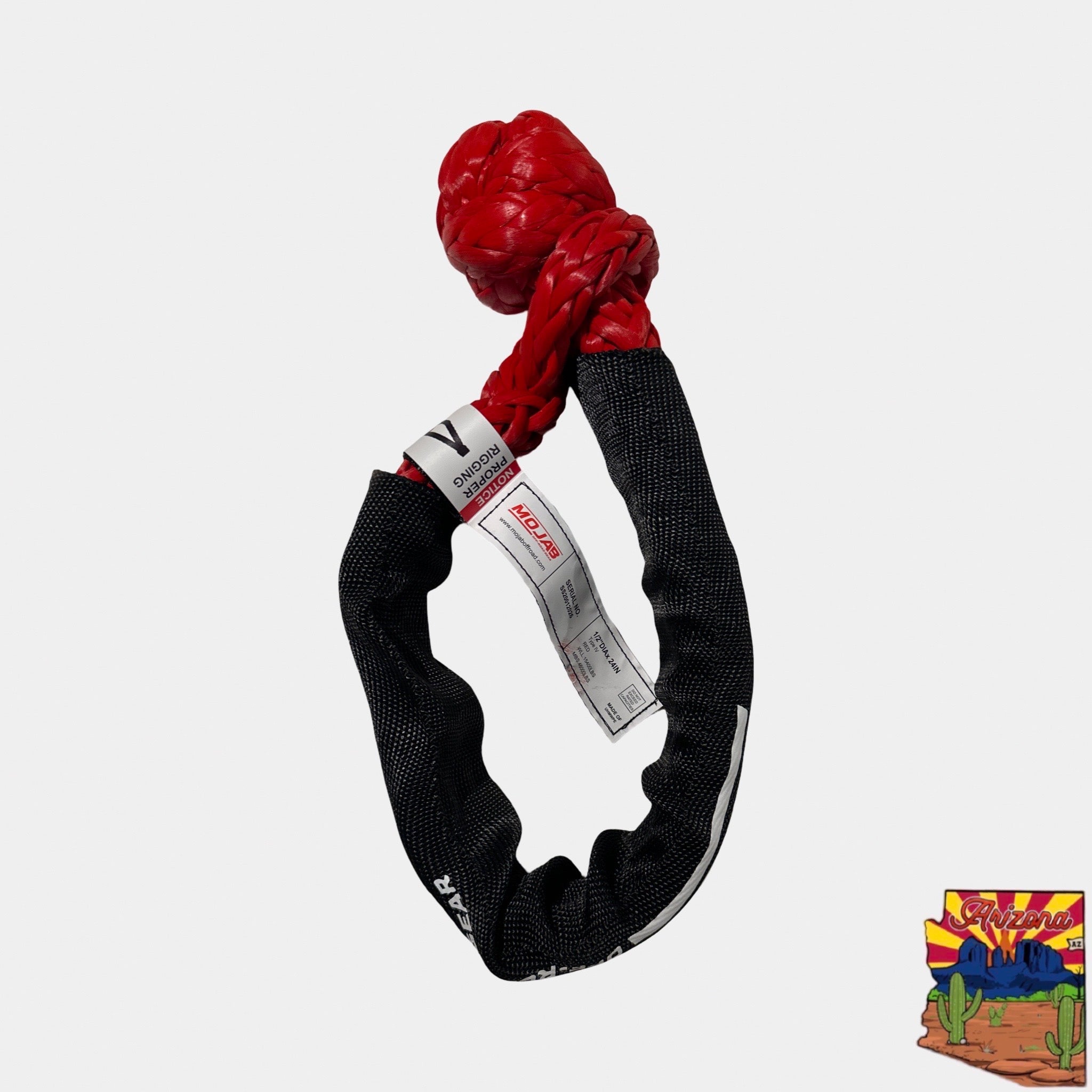 Soft Shackle 1/2'' x 24” with sleeve and bag (Single Shackle) (Lifetime Warranty)