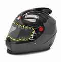 CruzArmor Tinted Tear Off for SA2020 - SA2025 PYROTECT Race Helmets
