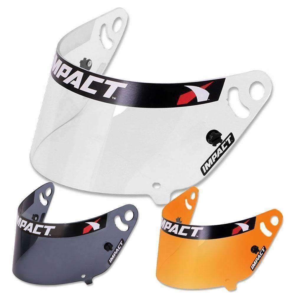 Impact Racing Helmet Shields - Light Smoke