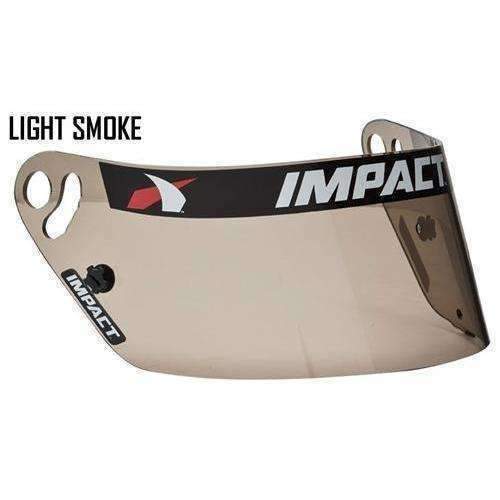 Impact Racing Helmet Shields - Dark Smoke