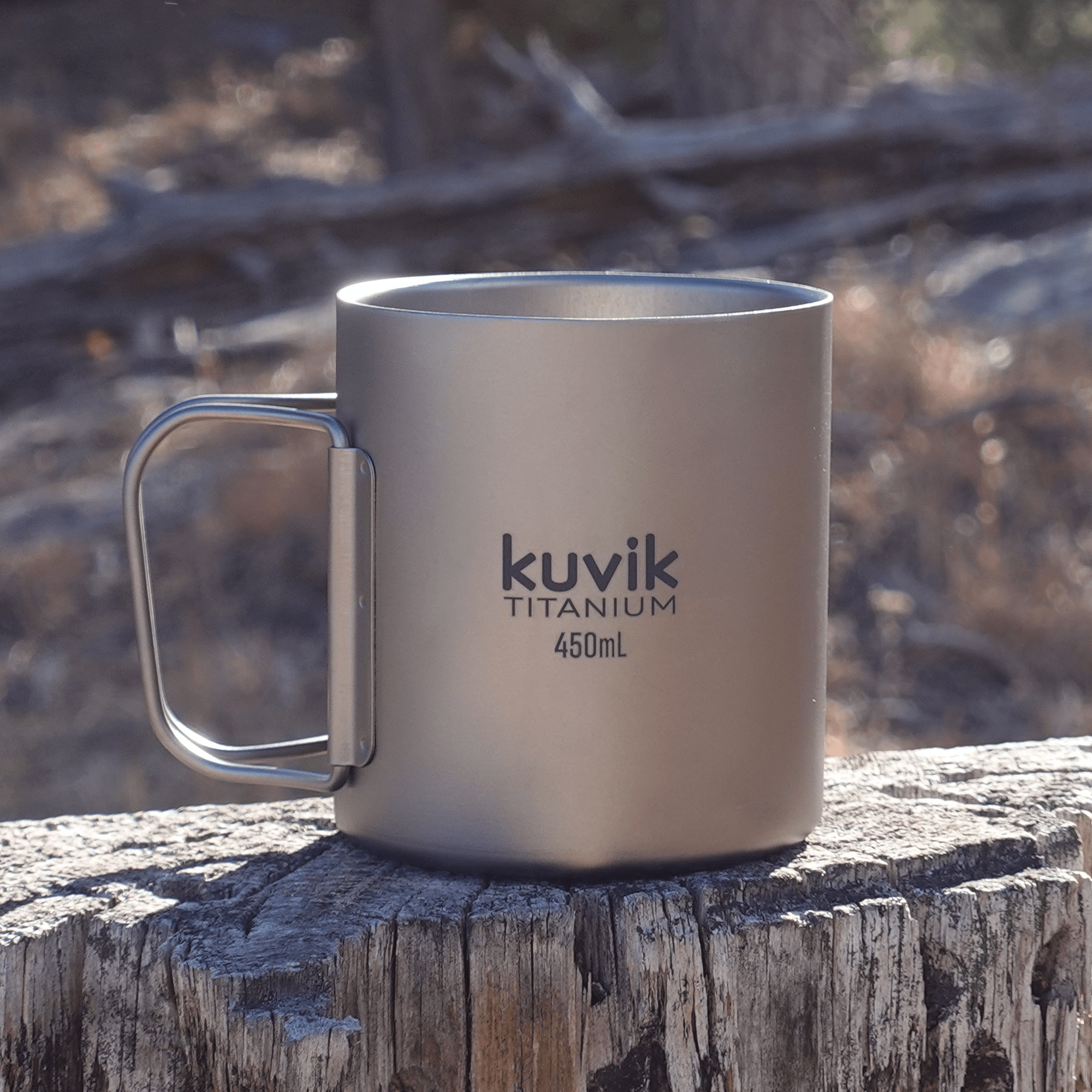 Kuvik 450ml Doubled-Walled Titanium Mug