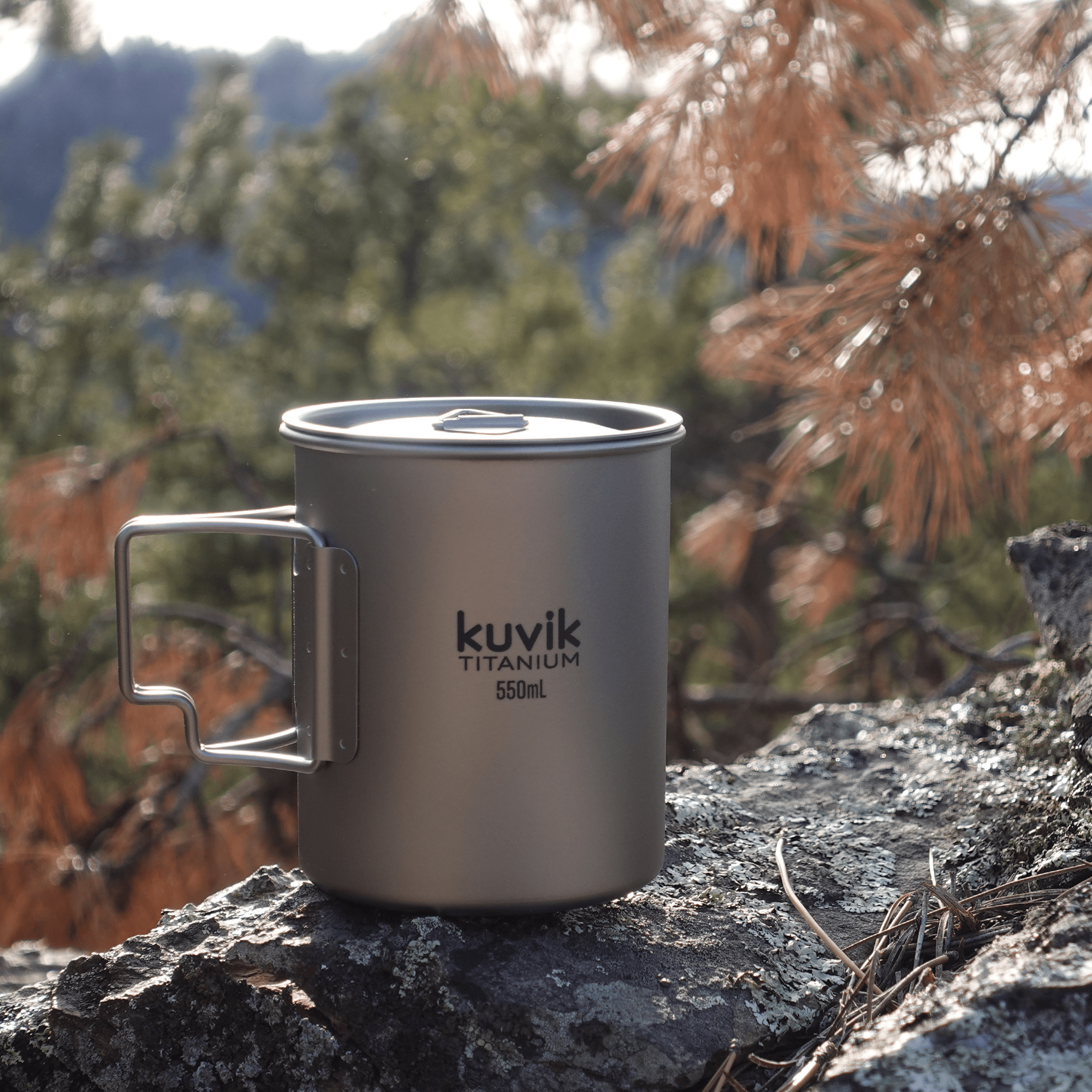Kuvik 550ml Titanium Cup