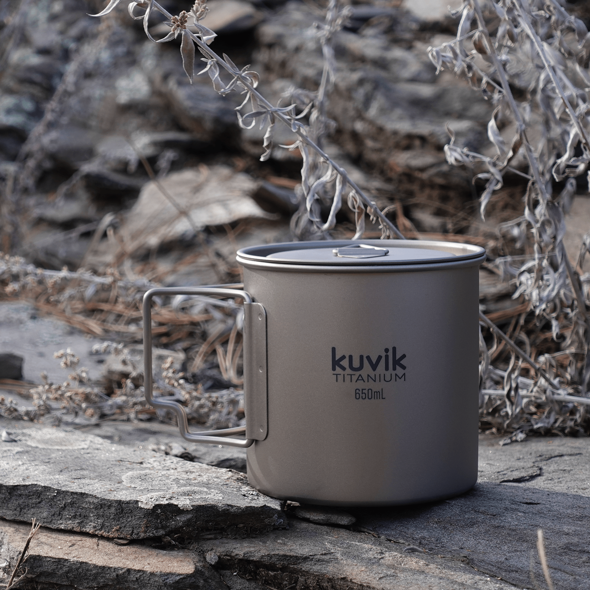 Kuvik 650ml Titanium Pot
