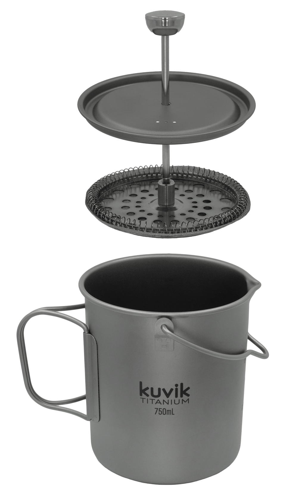 Kuvik 750ml Titanium French Press