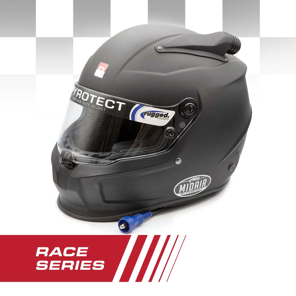 Pyrotect MIDAIR RACE Helmet - OFFROAD Wired - XXL Only - Medium