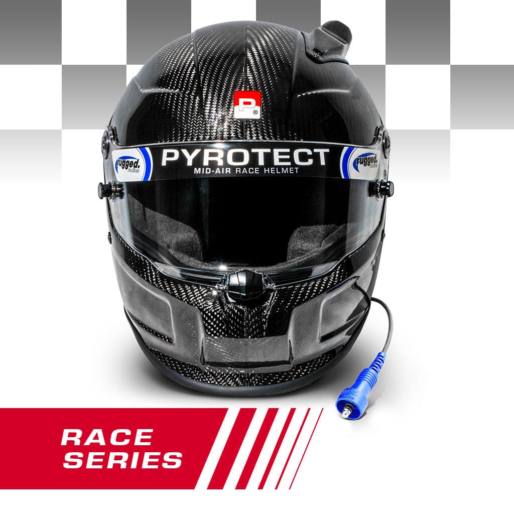 Pyrotect MIDAIR RACE Helmet - Carbon Fiber - OFFROAD Wired - XXL Only - X-Large