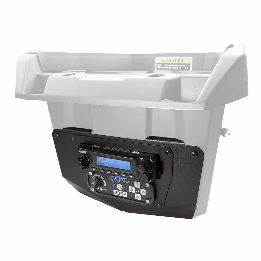 Can-Am Commander and Late Model Maverick Complete Communication Kit with Bluetooth Intercom and 2-Way Radio - Glove Box Mount - STX Stereo / M1 VHF Business Band