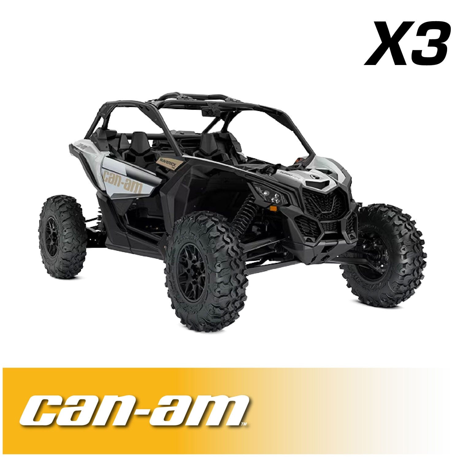 Can-Am Maverick X3 Complete Communication Kit with Bluetooth Intercom and 2-Way Radio - 696 PLUS / M1 VHF Business Band / Dash Mount