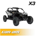 Can-Am Maverick X3 Complete Communication Kit with Bluetooth Intercom and 2-Way Radio - 696 PLUS Remote Head / M1 VHF Business Band / Remote Head Mount Kit