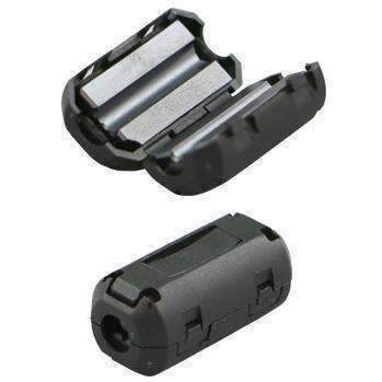 Clamp On RF Noise Reducing Filter Choke Clip - Large (Up to 5mm)