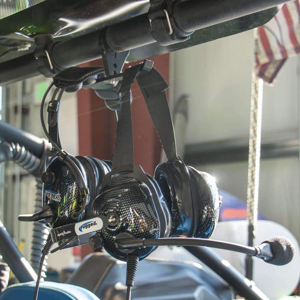 Dual Headset Hanger with Bar Mount - 1.50  Inches Tube Diameter