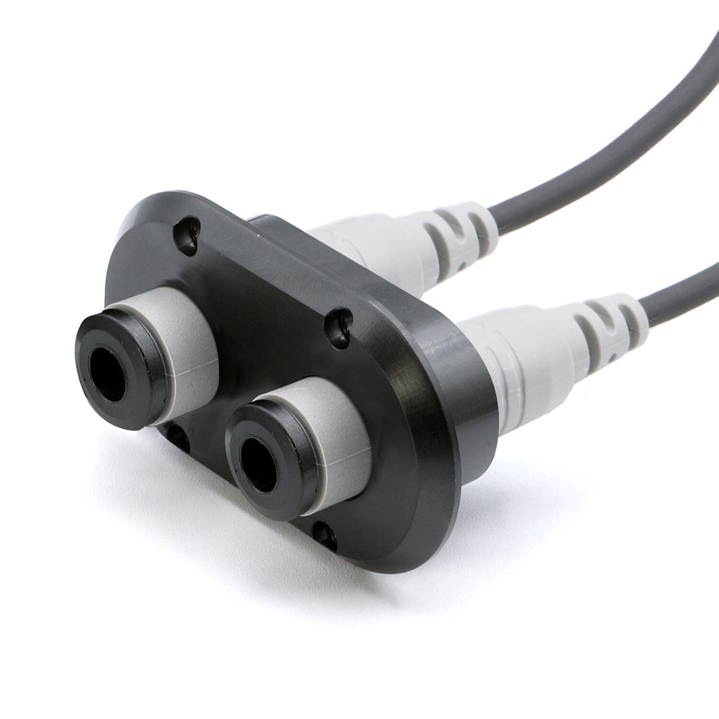 Dual Headset / Helmet Jack Flush Mount - Offroad