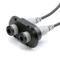 Dual Headset / Helmet Jack Flush Mount - Offroad