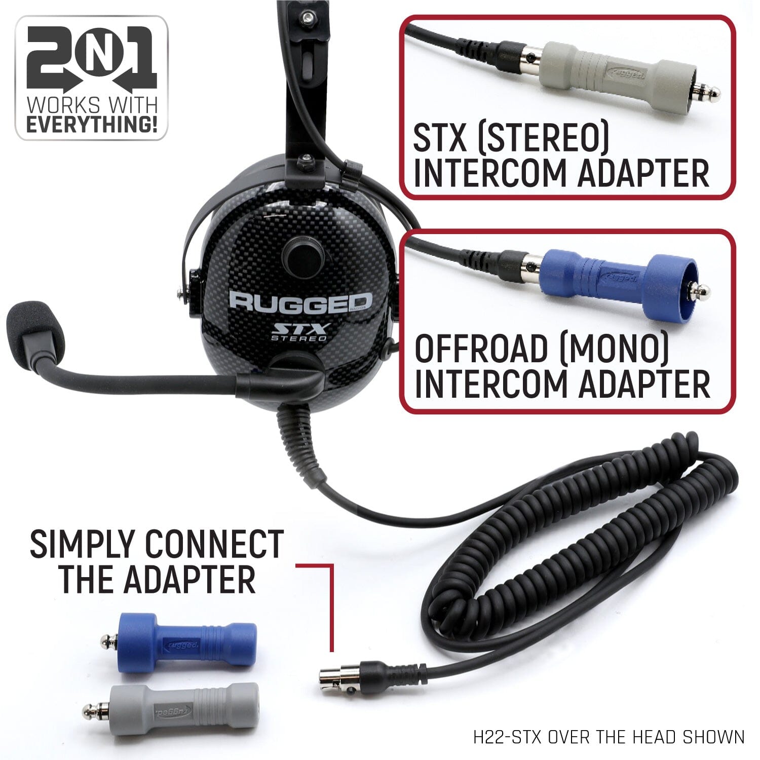 ULTIMATE Alpha Audio Stereo Headset with Volume Control (OTH and BTH) - Behind The Head