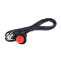 Hole Mount Push to Talk Cable (PTT) with 48  Straight Cord for Intercoms