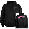Rugged Radios PINK Pullover Hoodie - Black - SM