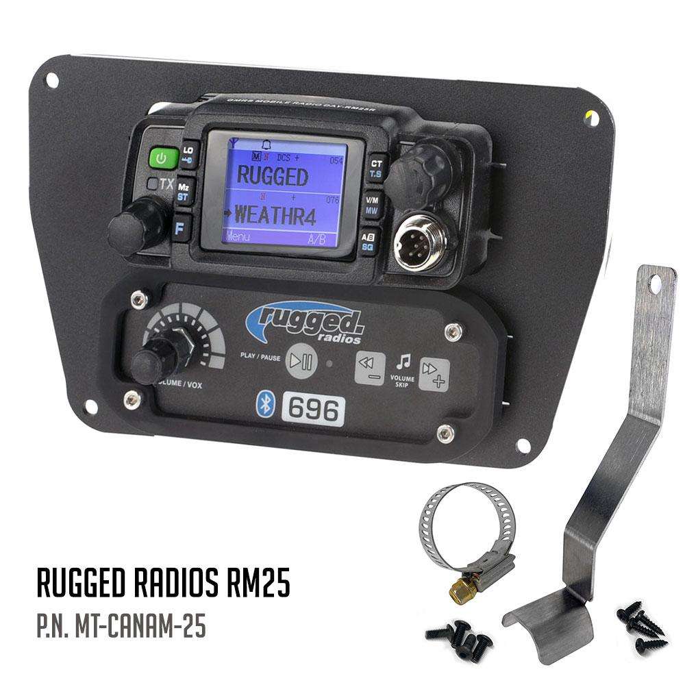 Can-Am Commander Intercom and Radio Mount - Kenwood TK7360