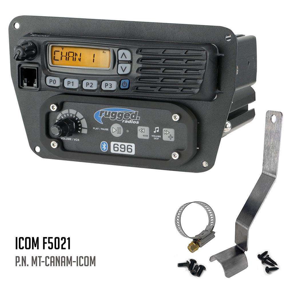 Can-Am Commander Intercom and Radio Mount - Motorola CM300D / Vertex VX2200