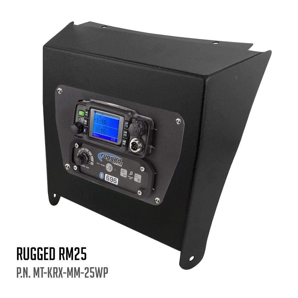 Kawasaki KRX Multi-Mount Kit for Rugged Mobile Radios and Intercom - Rugged RDM