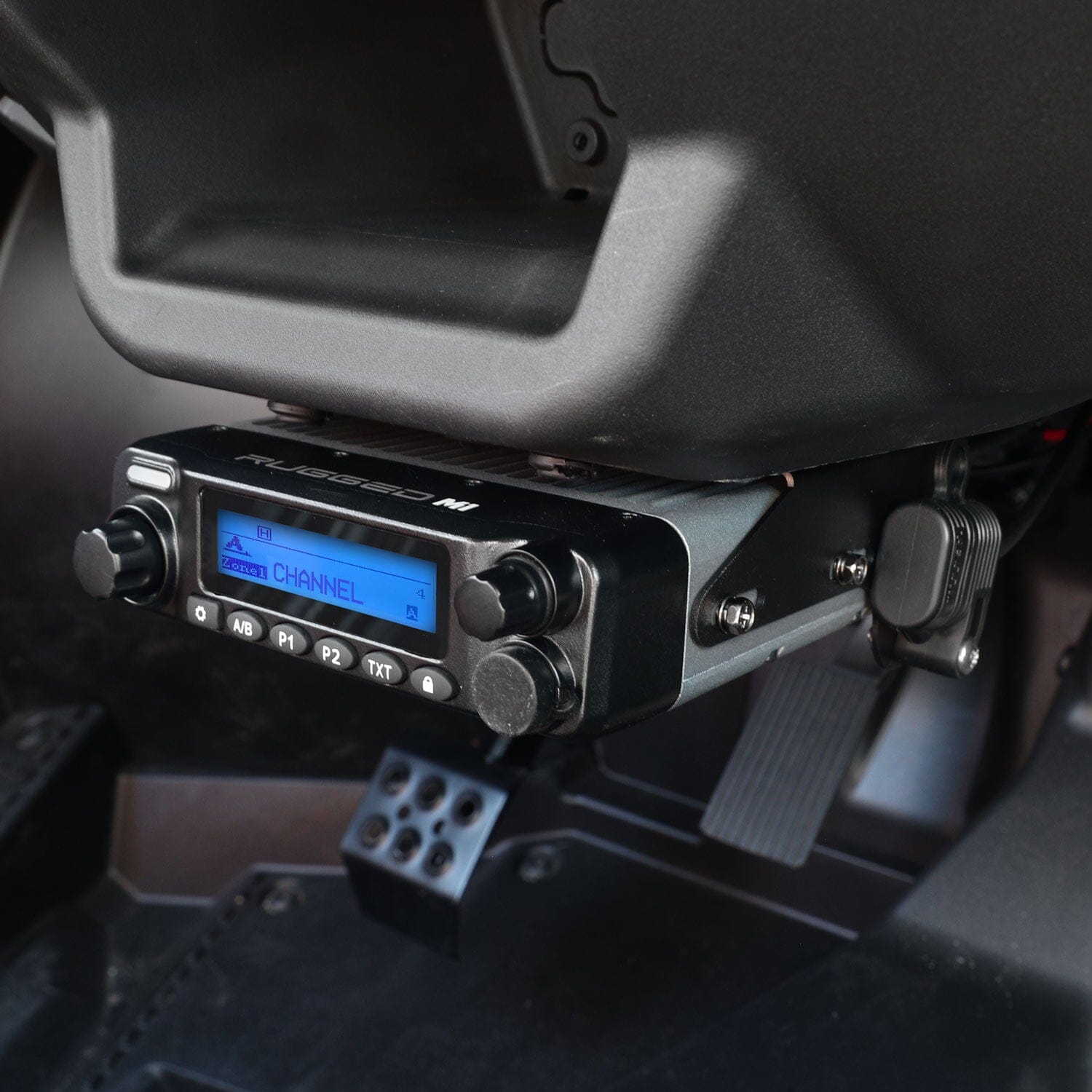 Polaris RZR XP Complete Communication Kit with Rocker Switch Bluetooth Intercom and 2-Way Radio - 696 PLUS Remote Head / M1 VHF Business Band