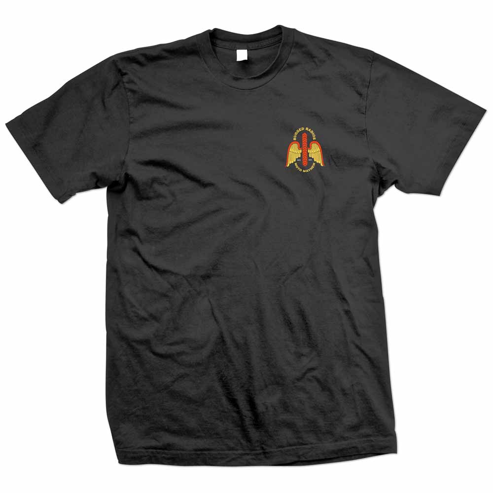 Rugged Radios MOTO MAYHEM T-Shirt - Black - LG