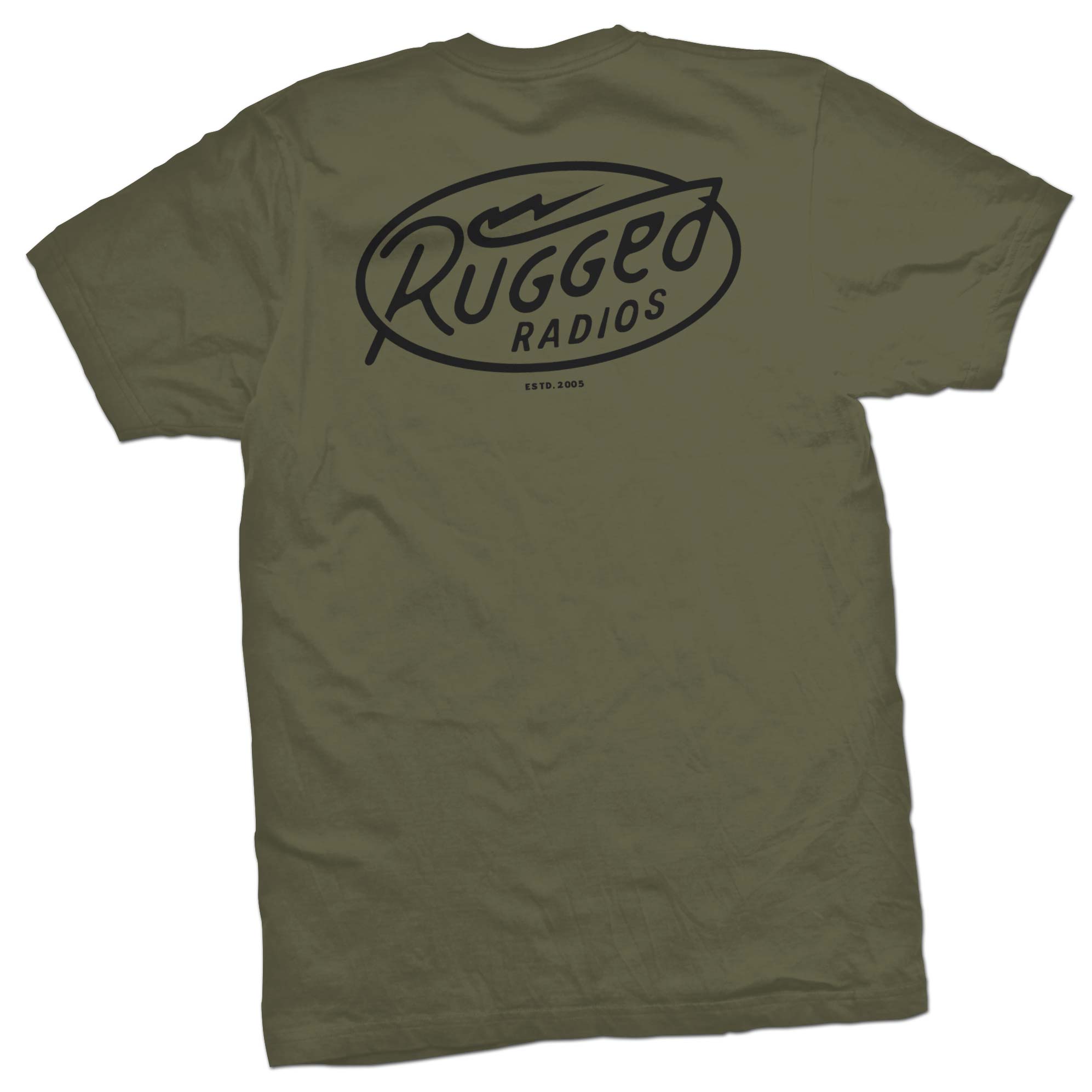Rugged Radios BOLT T-Shirt - Green - Medium